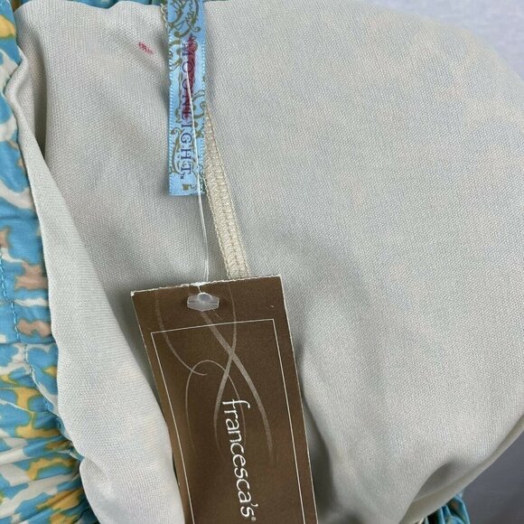 Francescas Moonlight Blue Leopard Print Mini Skirt - Picture 5 of 7